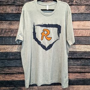 Cleburne Railroaders Home Plate Tee